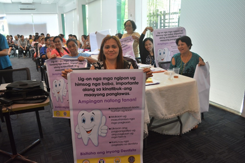DILG funded training of MU College of Dentistry in Partnership with Ozamiz City Health Office and MUCEP on Basic Oral Health for Barangay Health Workers in Ozamiz City