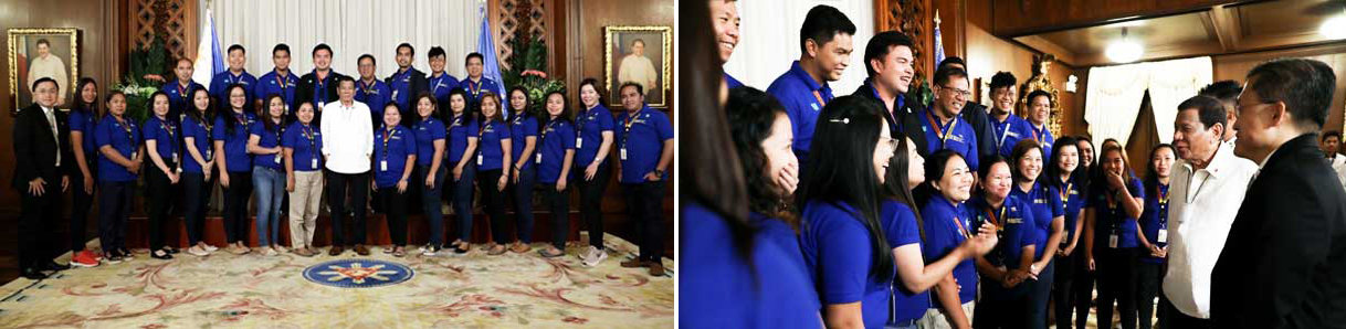 MU Graduate School Students meet the President, Senators, and Executive Secretaries.
