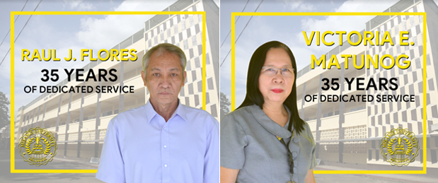 Misamis University Service Awardees 2020
