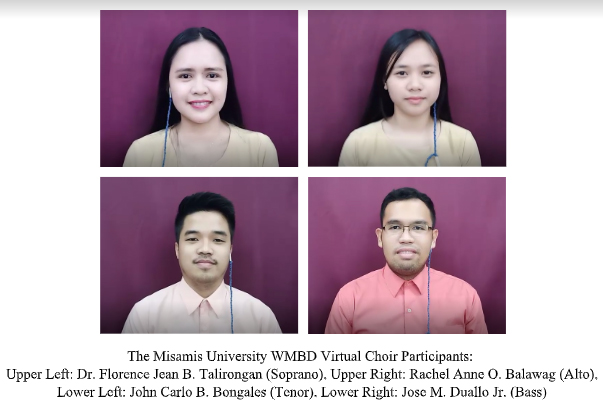 Melodious Voices from Misamis University joined the First World Migratory Bird Day 2021 Virtual Choir