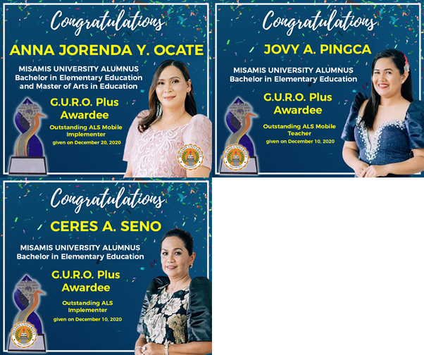 MU Education Graduates Receive G.U.R.O Awards