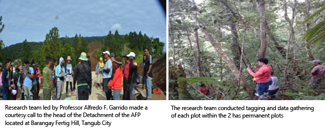 Misamis University Established Two Hectares Permanent Monitoring Plot in the Southern Part of Mt. Malindang Range Natural Park in Collaboration with DENR 10